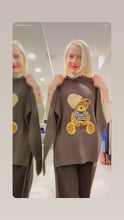 Carica e avvia il video nel visualizzatore di galleria, Maglia orsetto
